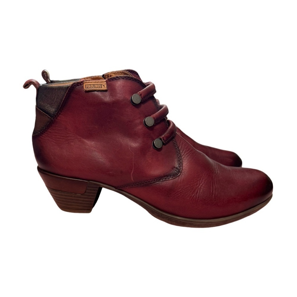PIKOLINOS Women's Winter Boots Ankle Size 41/9.5 ROTTERDAM 902 Cuero